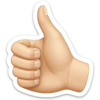 thumbs up emoji sticker