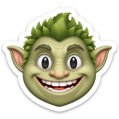 Troll face sticker