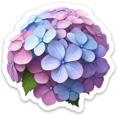 hydrangeas sticker