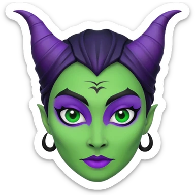 maleficent As a Emoji that don’t already exists. sticker