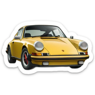 Porsche-911-Carrera-vintage sticker