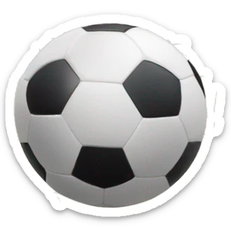 Soccer ball in a soccer goal sticker