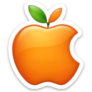 apple gift card orange sticker