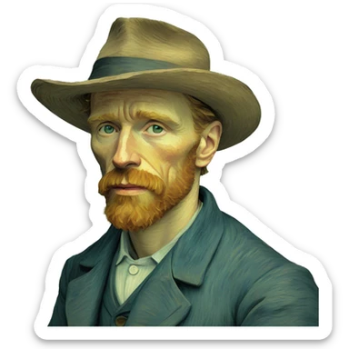 vincent van gogh sticker