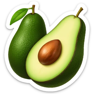 avocado sticker