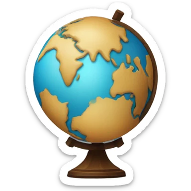 I want to make an emote or a gif that makes globe that rotates sticker