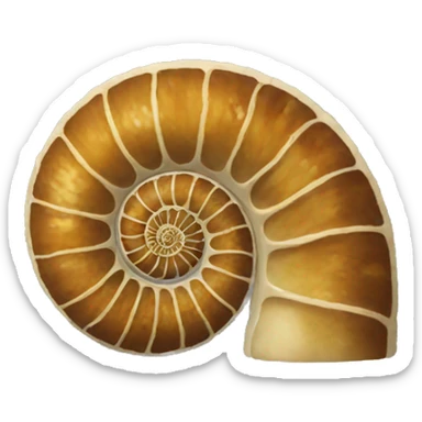 Ammonite sticker