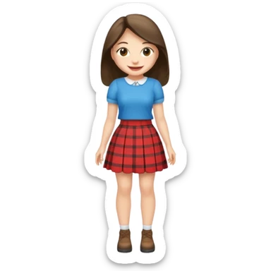 Jennie full body in skirt sticker