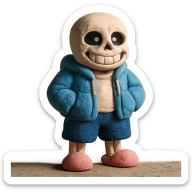 Sans the skeleton from Undertale sticker