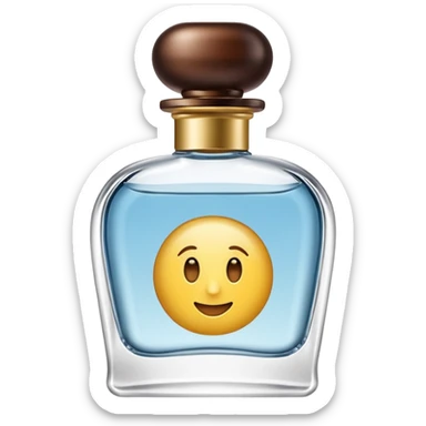can you create an emoji of a perfume bottle "L'eau de L'Excuse" sticker