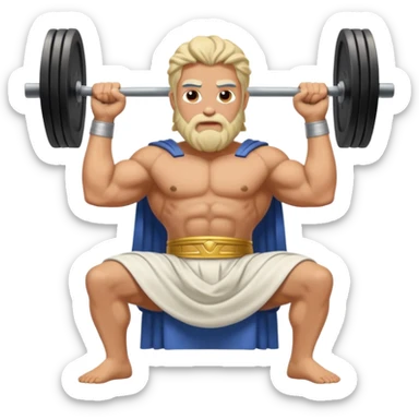 Zeus bench press sticker