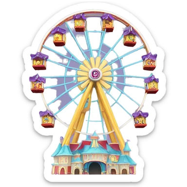 Disneyland Ferris Wheel  sticker