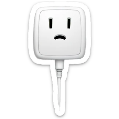 connected plugs sticker