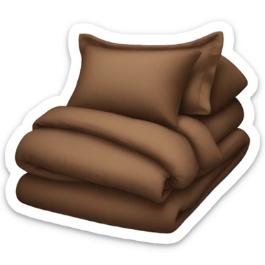 Brown Comforter  sticker