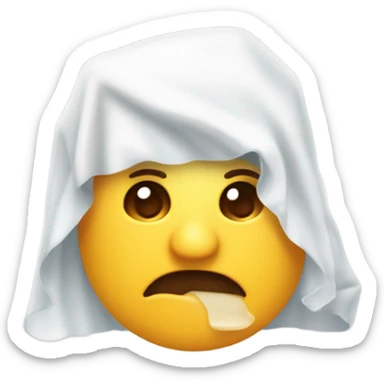 un naso pieno di caccole sticker