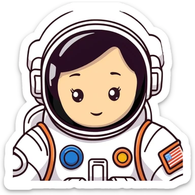 suspicious space crewmate sticker
