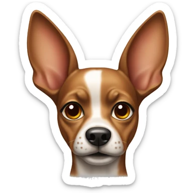 Miniature pincher dog sticker