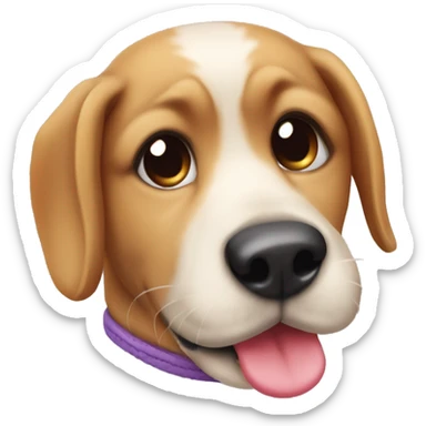 Accessoires pour chien mignon sticker