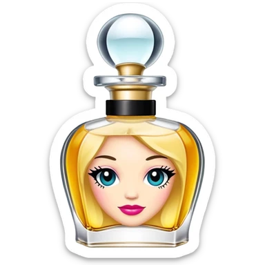 “Betsy Johnson” by Betsy Johnson, perfume bottle sticker