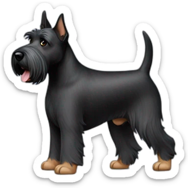 scottish-terrier-dog-walking sticker