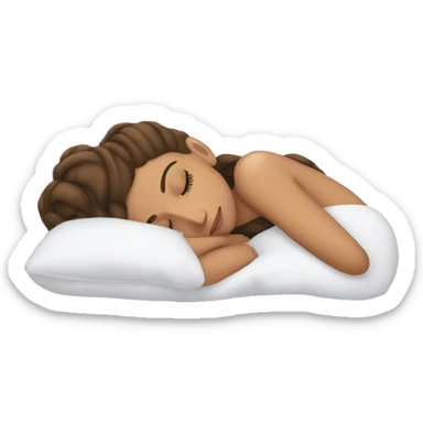 Ariana Grande sleeping sticker