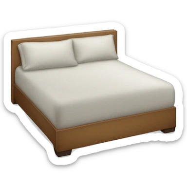 confortable big bed sticker