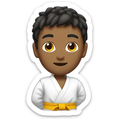 Karateka sticker