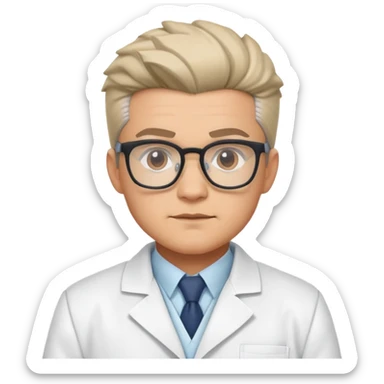 Professor Oak from Pokémon sticker
