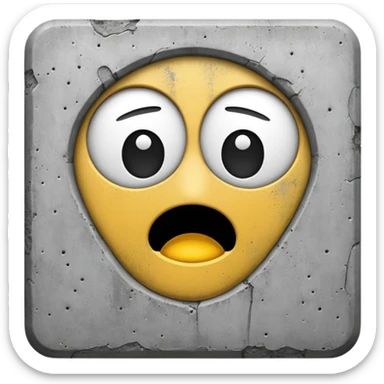 concrete wall, just a wall sticker