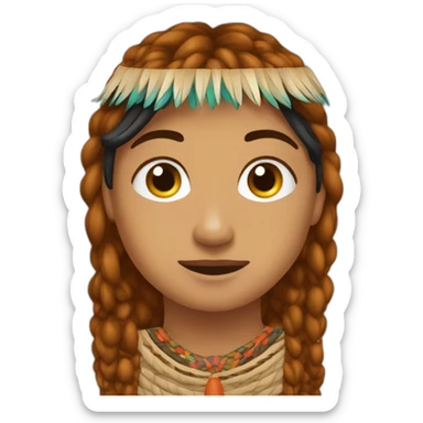 Indigena guatemalteco sticker