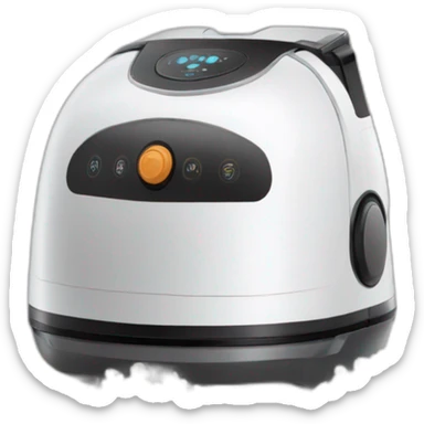 robot vacuum cleaner popcorn sticker
