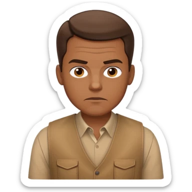 Dr. Alan Grant from Jurassic Park movie sticker