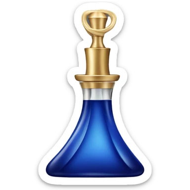 dark blue perfume  sticker