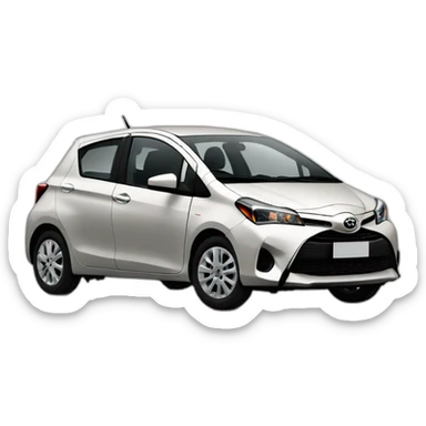 Toyota yaris sticker