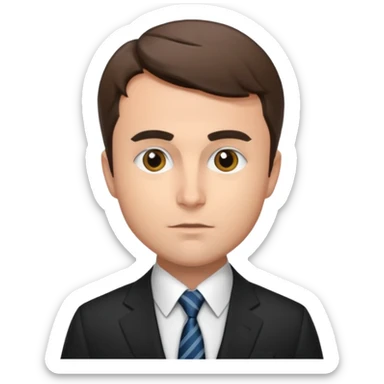 Charlie Kirk emoji sticker