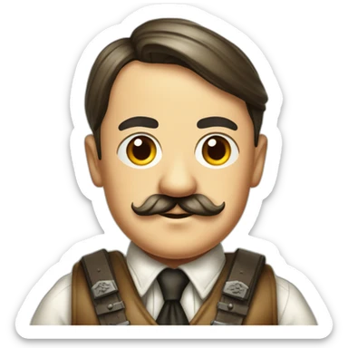 Adolf Hitler in Oktoberfest Clothes sticker