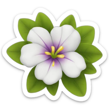 Donné un fleur sticker