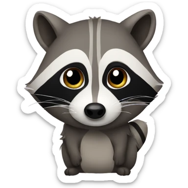 raccoon sticker