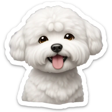 cute bichon sticker