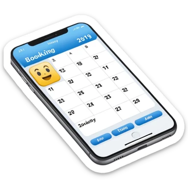 online booking schedule sticker