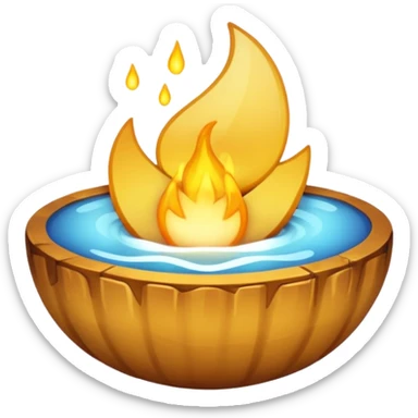 Crie emojis de uma química que produz velas sticker