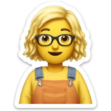 Chickening in overalls preaching  sticker