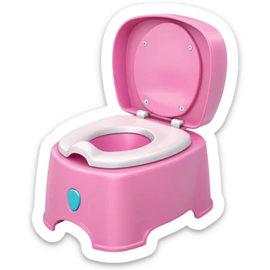 Potty trainer without a person on it. sticker