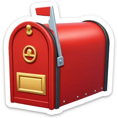 boite au lettre au père noel sticker