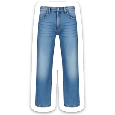 wide fit denim pants sticker
