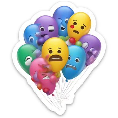 Ballons with bout time  sticker