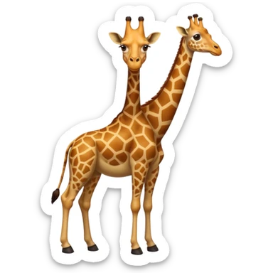 athlete  giraffe sticker