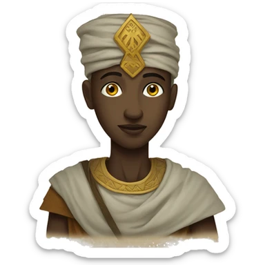 ethiopian medieval kng sticker