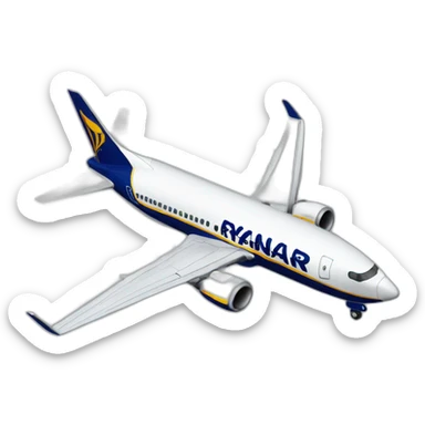 Ryanair Boeing 737 sticker