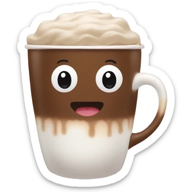 mocha sanrio sticker